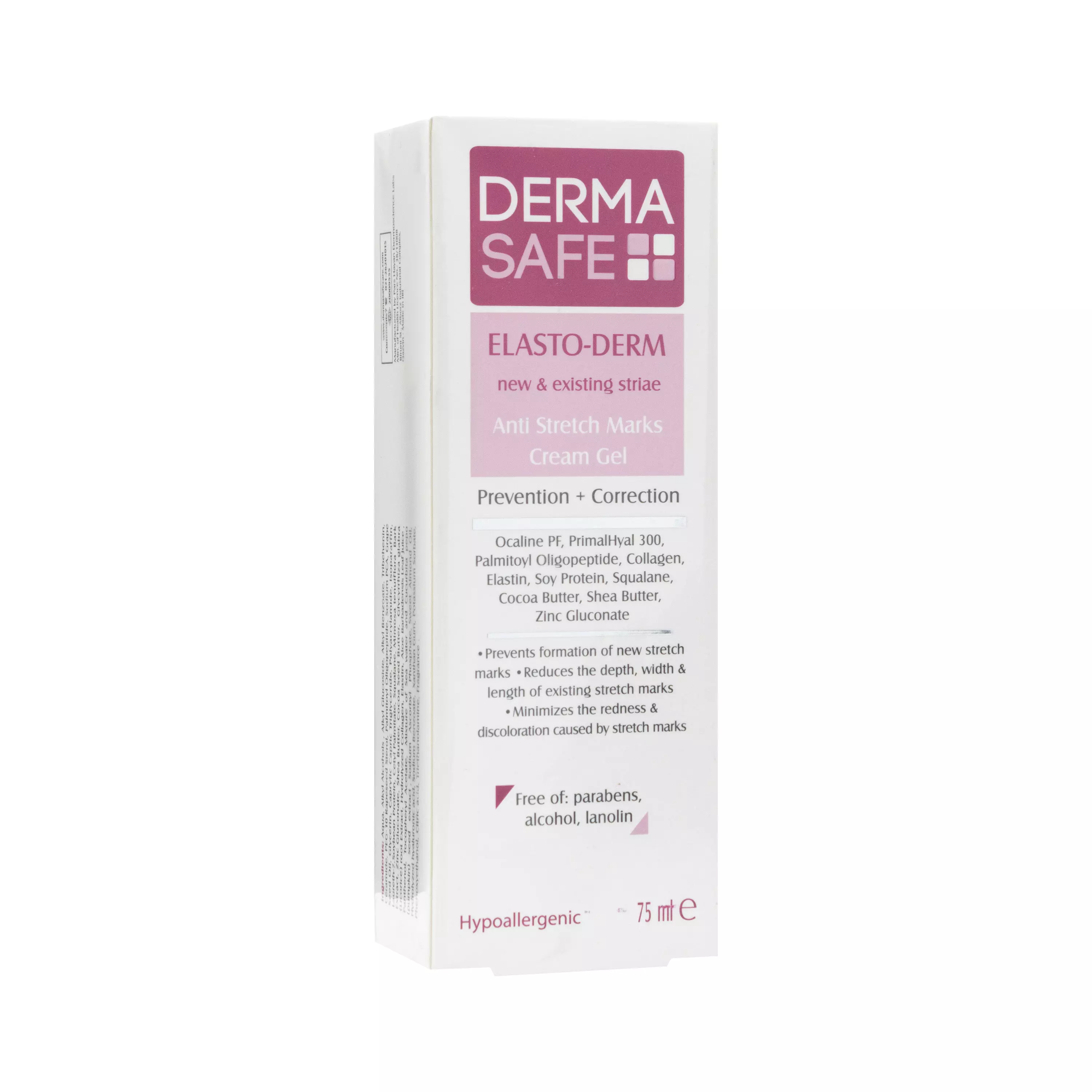 کرم ژل ELASTO-DERM ضد ترک بدن 75 میلی لیتر درماسیف